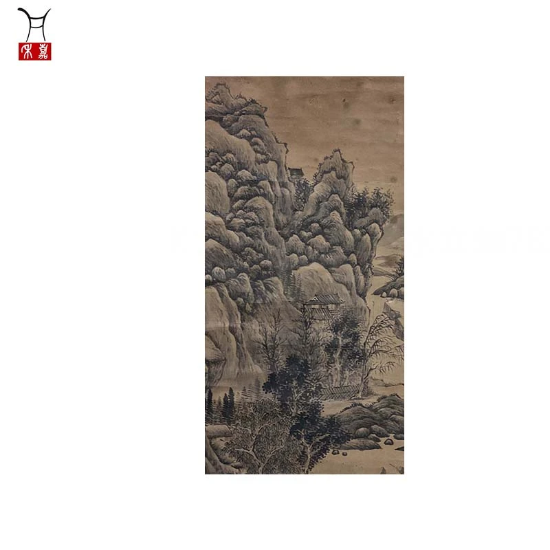X1017山水立轴78X45/3.2平尺