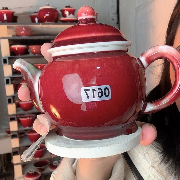 瓷片景德镇郎红陶瓷