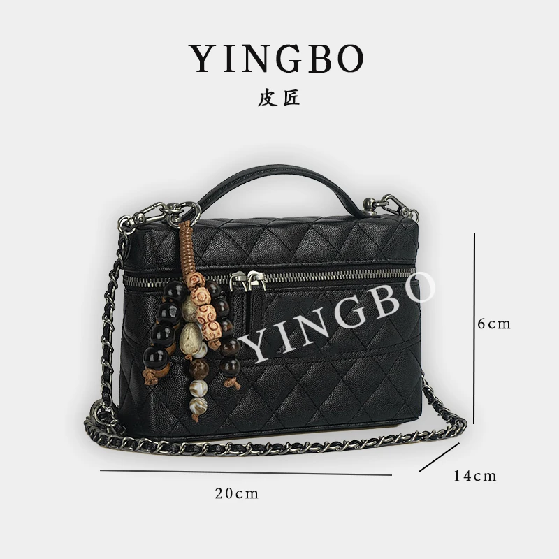 【英柏甄选】ZT-95022-黑色 然与纯小众设计感时尚单肩包百搭女包