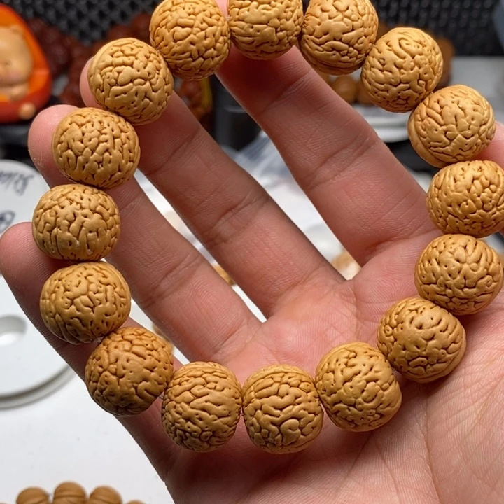 你***我文玩核桃手串盘锦肌肉桃核