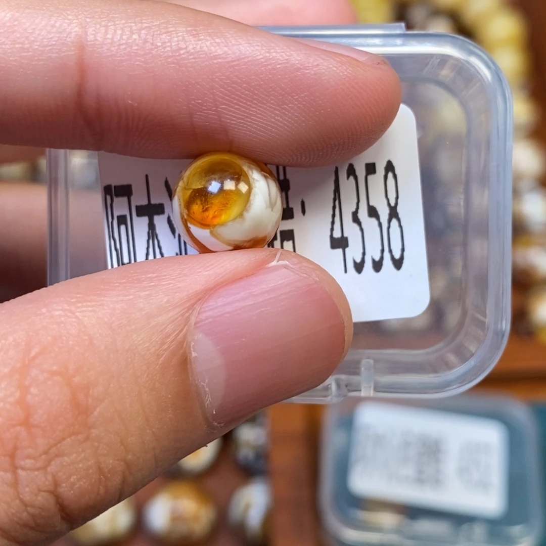 猴头核桃把件沁色圆珠老型4358