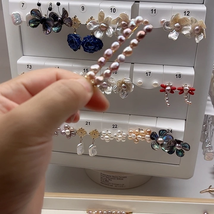 发夹淡水珍珠未镶嵌