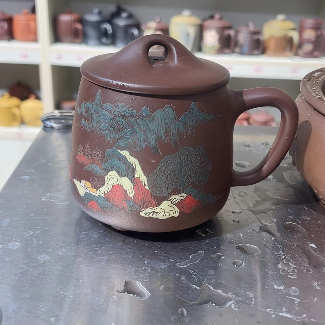 紫砂茶杯手工制作