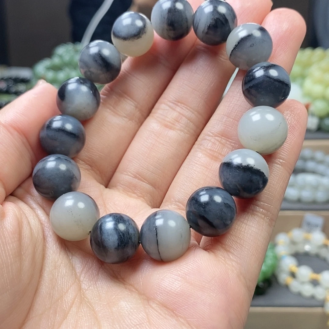 和田玉未镶嵌手链