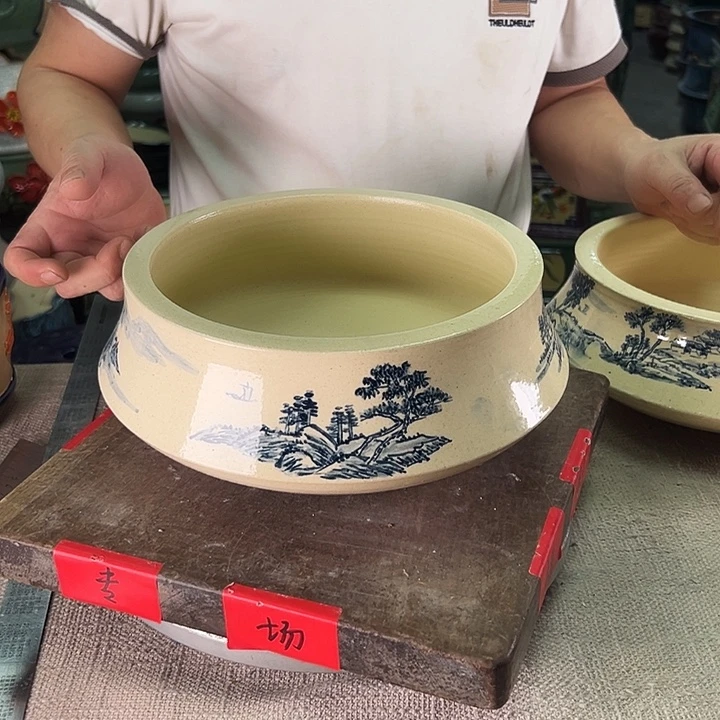 泳坤堂石湾盆陶瓷