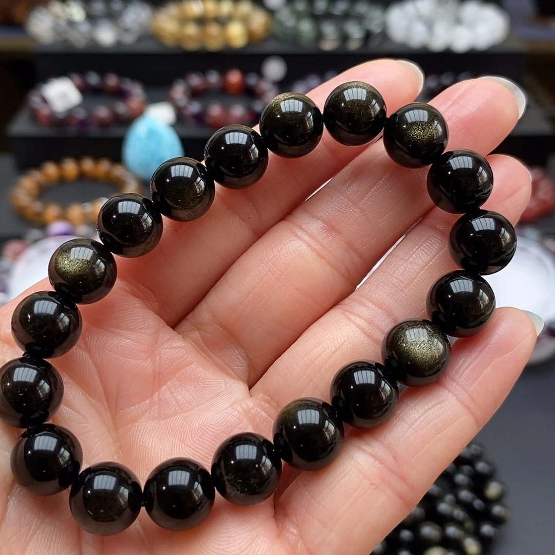 黑曜岩手链未镶嵌