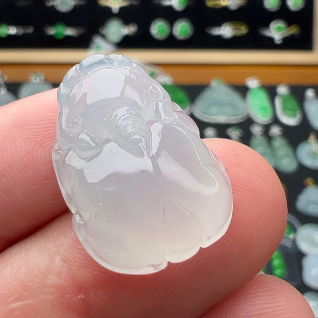 翡翠未镶嵌颈饰貔貅21