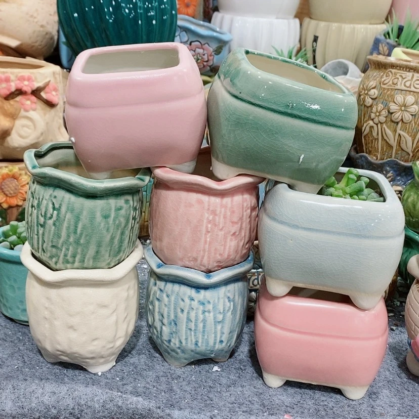 【闪购商品】陶瓷陶瓷花盆,多肉花盆