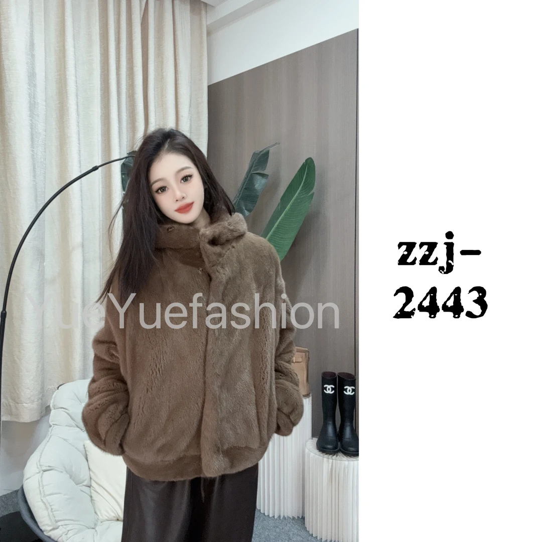 【纽约美术馆】2025新款水貂皮外套冬季皮草时尚女款-2443