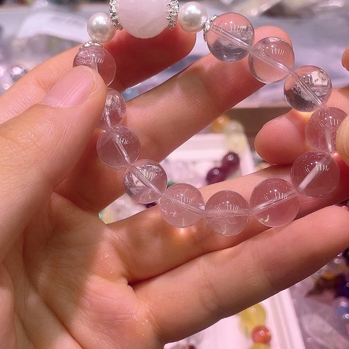 水晶手链未镶嵌白水晶