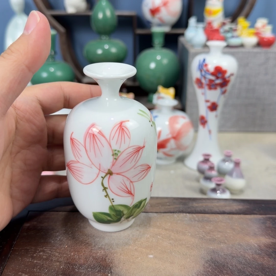 陶瓷手工小花器摆件