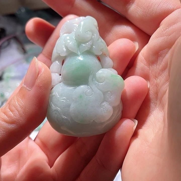 翡翠未镶嵌颈饰天然