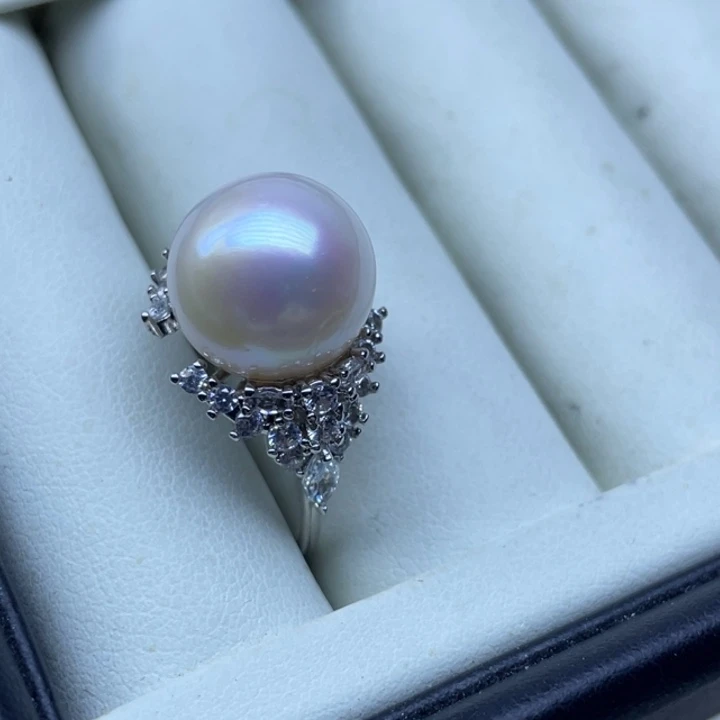 刘***利未镶嵌戒指淡水珍珠