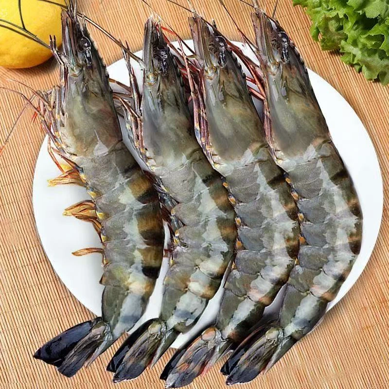 Y精品特大号黑虎虾3斤/盒 活虾速冻 10-13只左右/斤