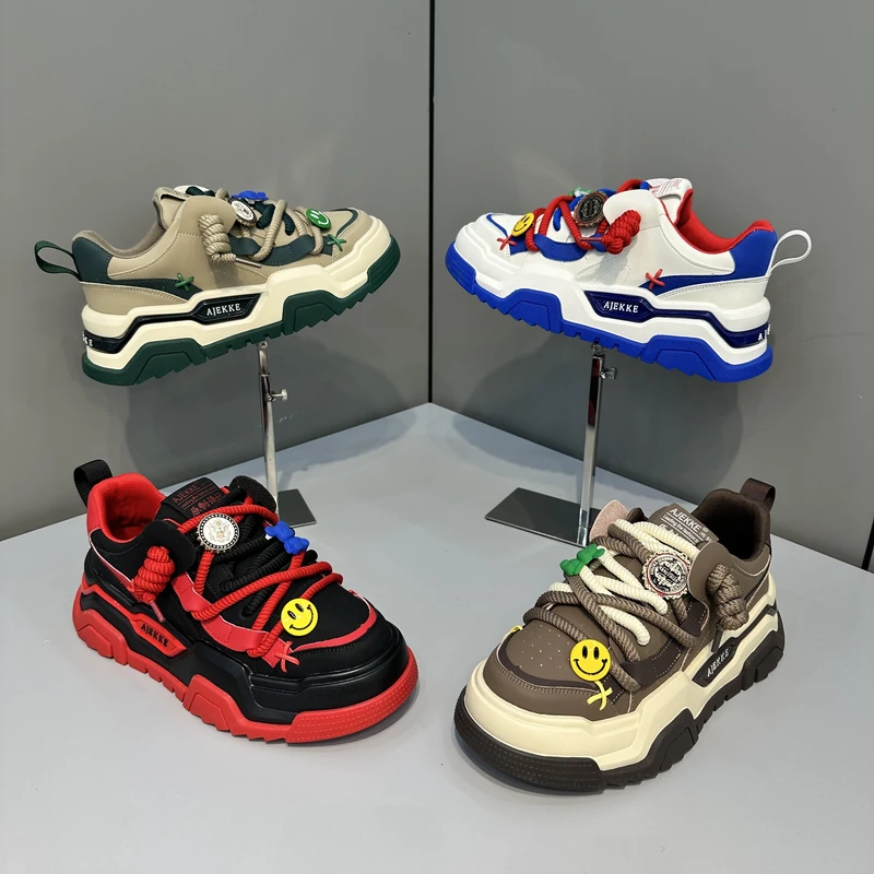 KRY潮牌新款男士小众高端日常百搭青春休闲舒适潮流潮鞋（皮鞋尺码