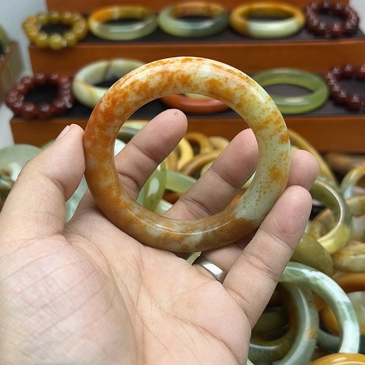 蛇纹石玉合金手镯