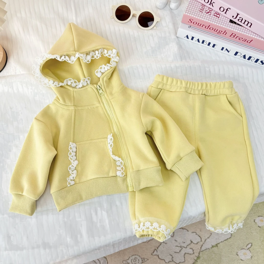 25年早春新款女童外套秋冬儿童卫衣连帽开衫韩版帽衫外套SJ-J-A11