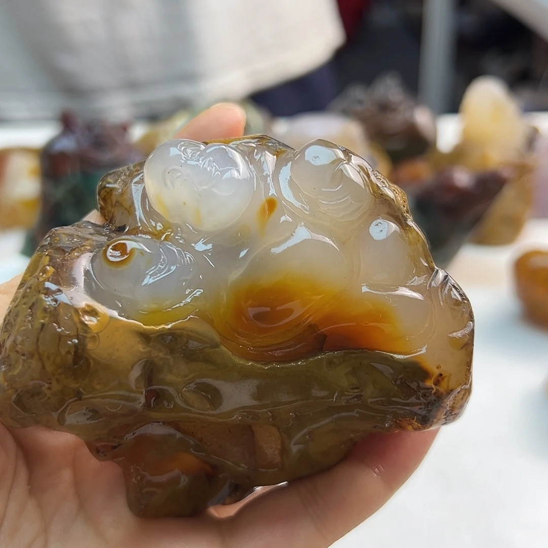 玛瑙/玉髓未镶嵌颈饰