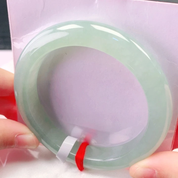 翡翠未镶嵌手镯55圈