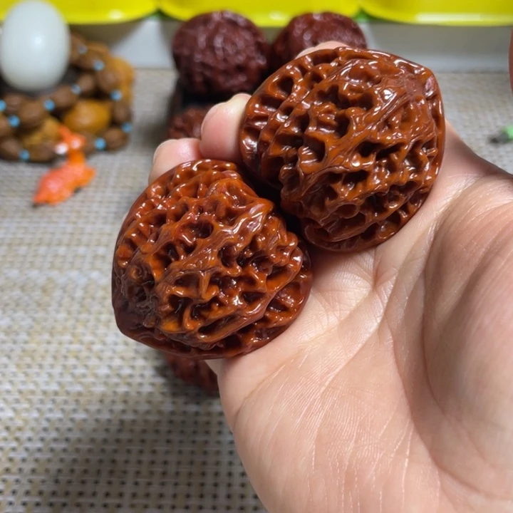 用***6把件文玩核桃苹果