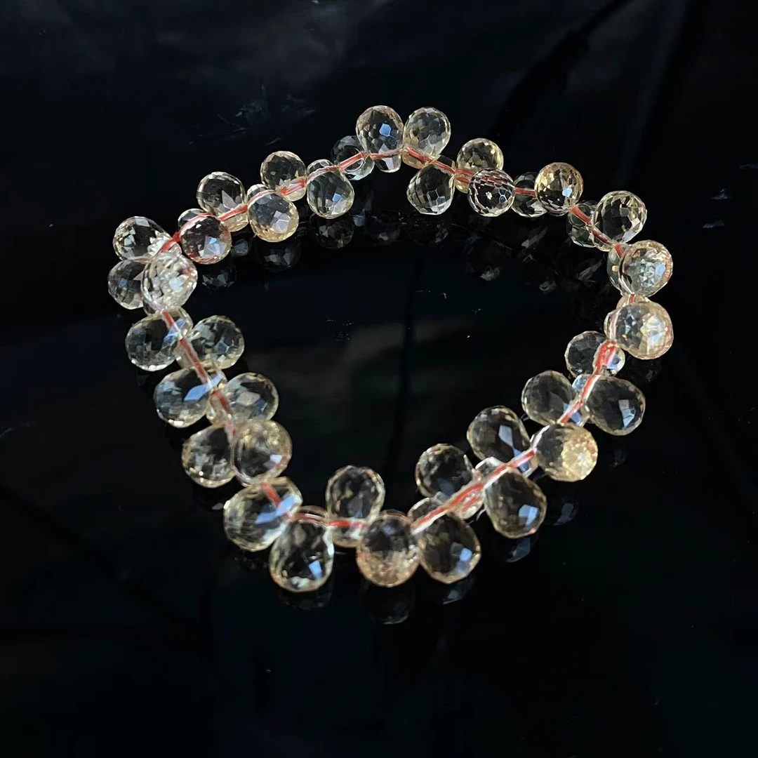 流星雨黄水晶手串