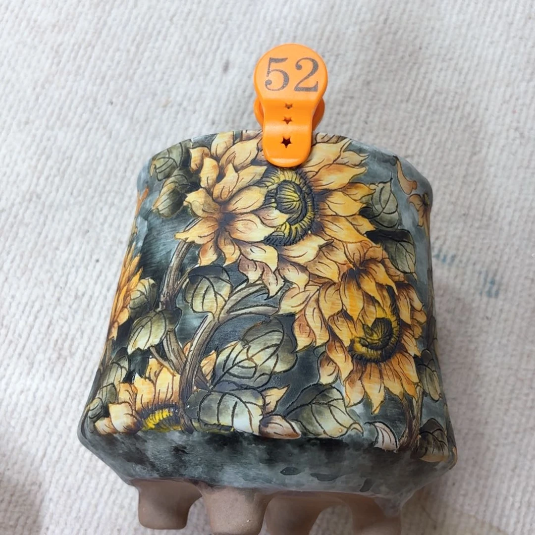 ****兰紫砂花盆陶瓷多肉花盆微瑕