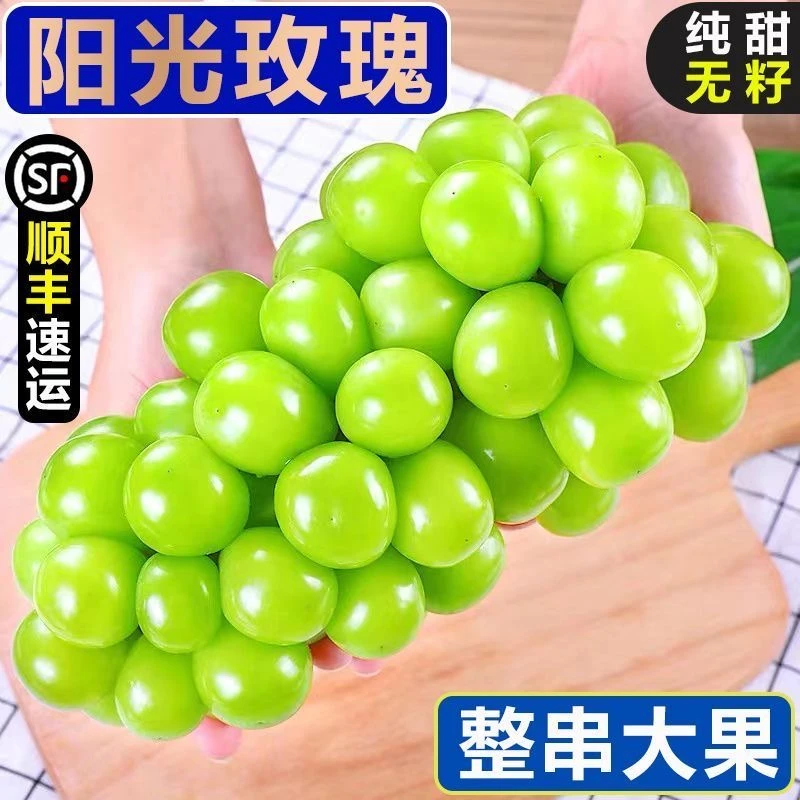 阳光玫瑰葡萄【顺丰】新鲜水果礼盒当季应季脆甜青提现货★
