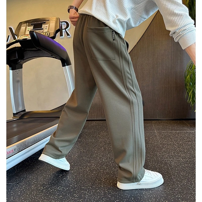 仓石一树潮牌秋季直筒卫裤男士宽松运动休闲裤高级感轻奢痞帅男装