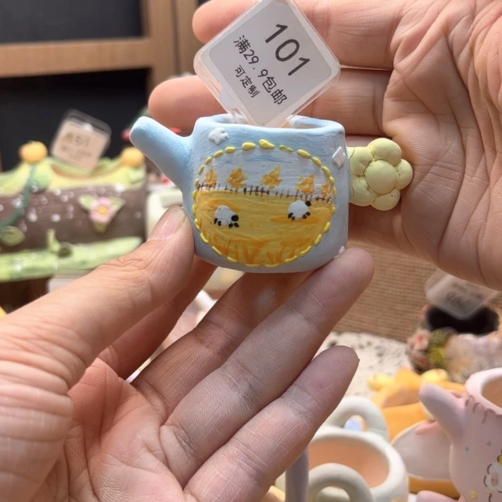 101风景茶壶花盆