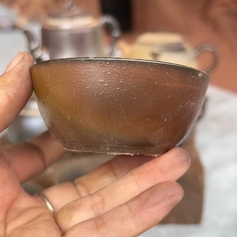 戬谷龙窑柴烧茶杯2