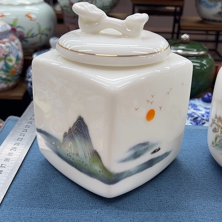 瓷片茶叶罐茶叶罐