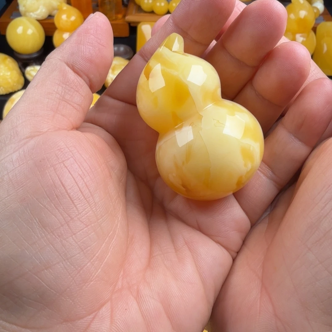 琥珀未镶嵌颈饰纯天然琥珀蜜蜡