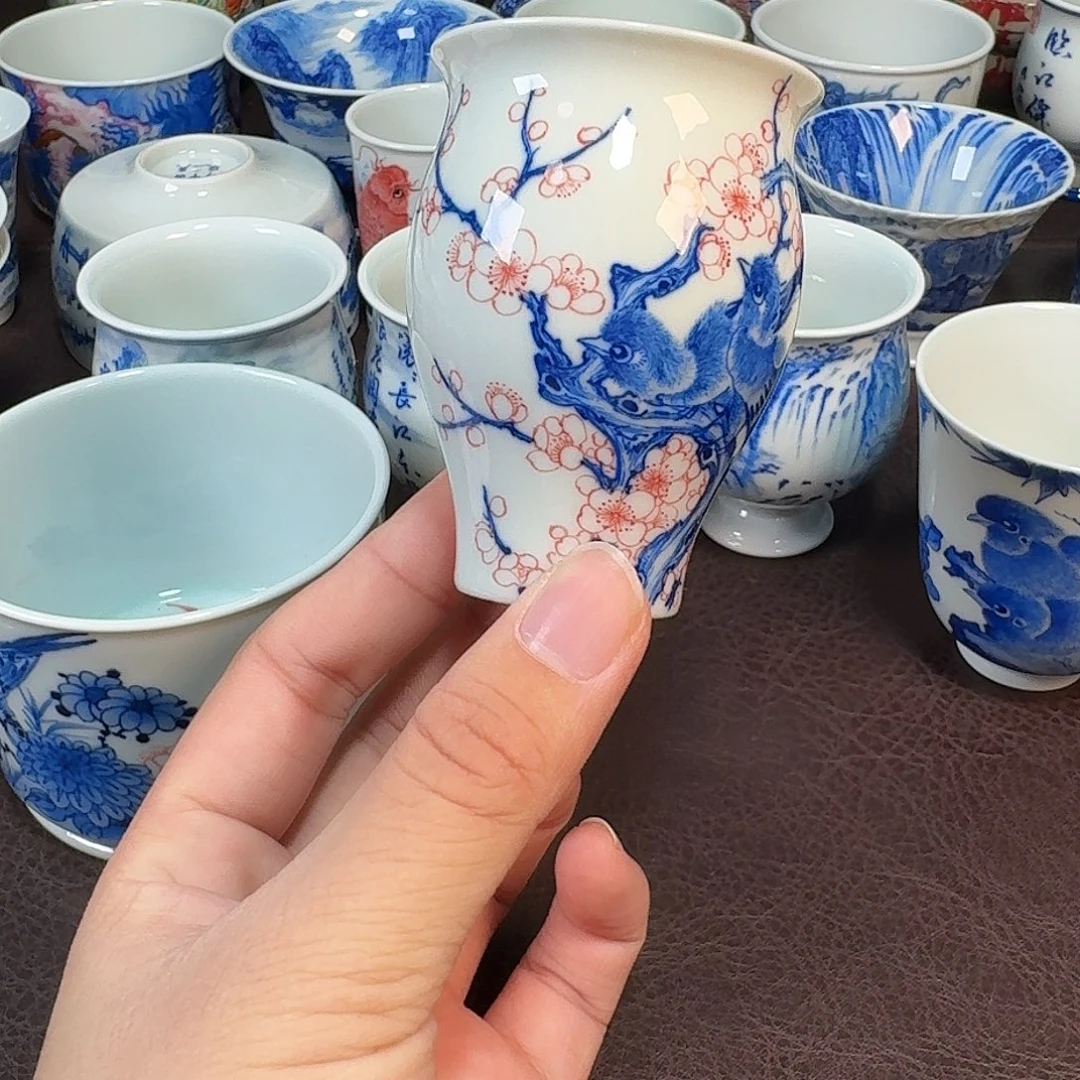 素***笺现代景德镇陶瓷杯
