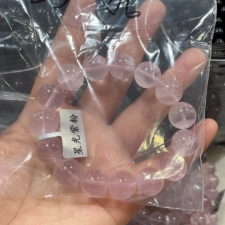 水晶手链未镶嵌珍**?