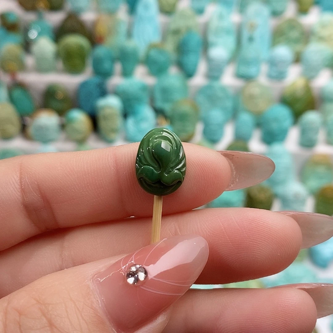 绿松石绿松石未镶嵌凯***味