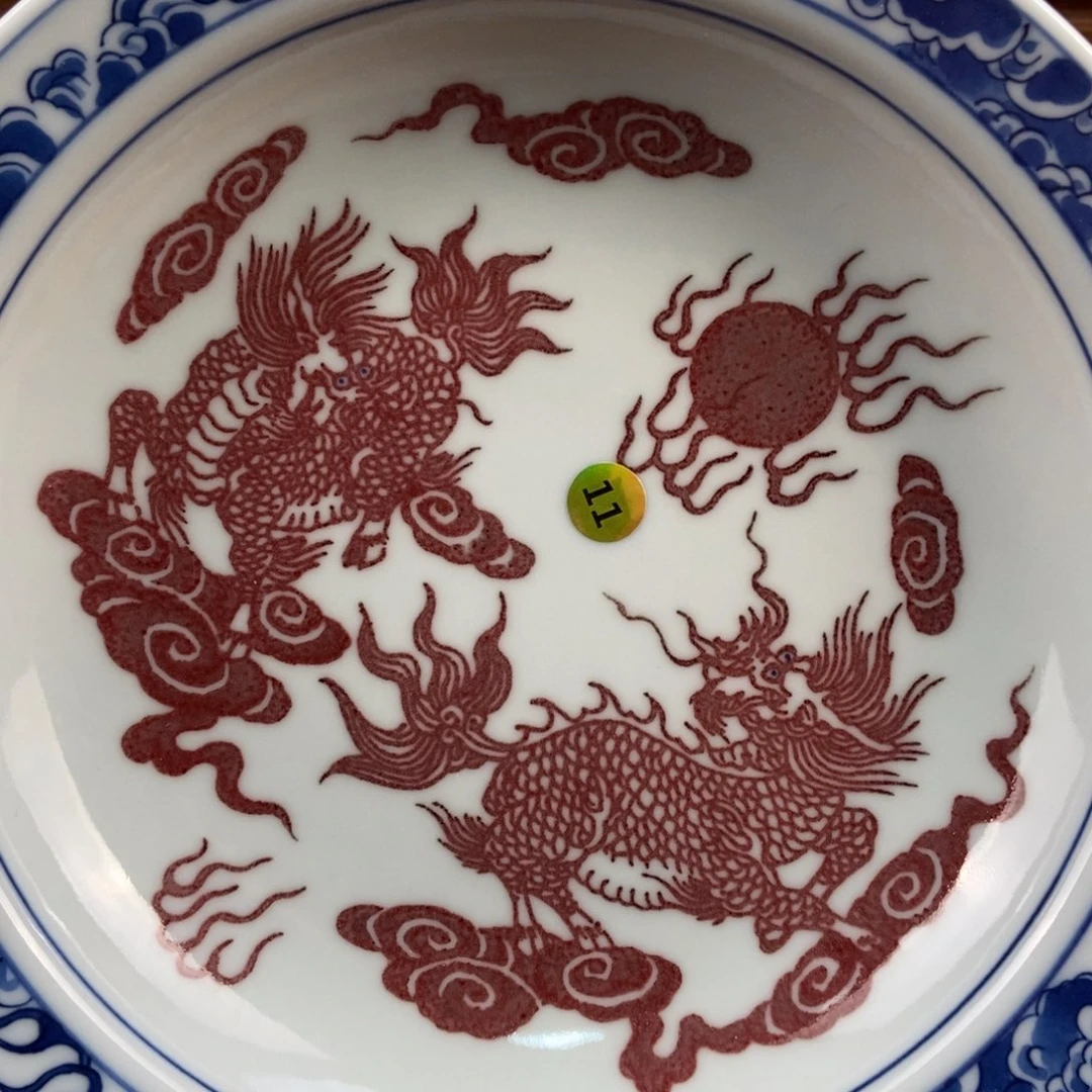 手绘现代茶具非古董