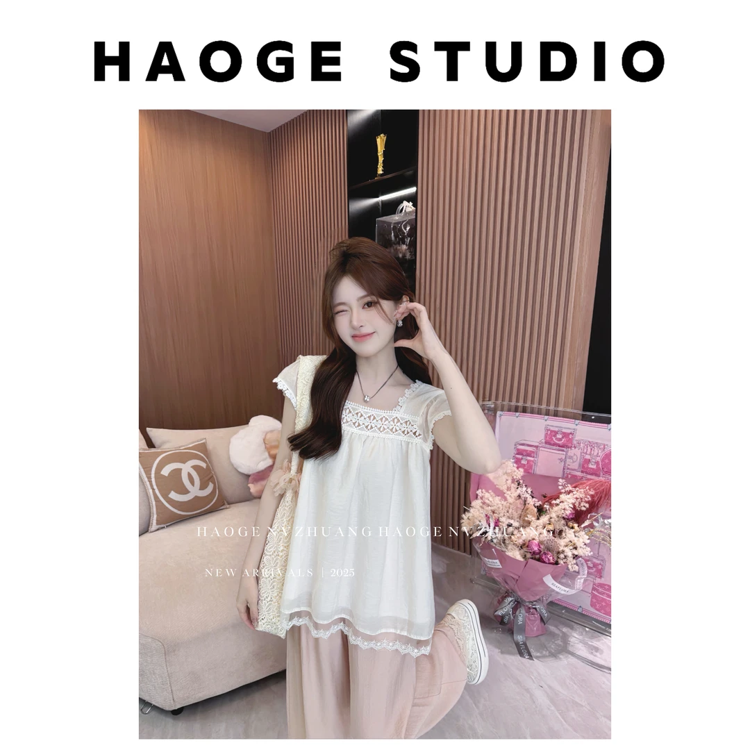 乖乖女X5SY0261A上衣预轻奢时尚简版百搭设计感薄款休闲