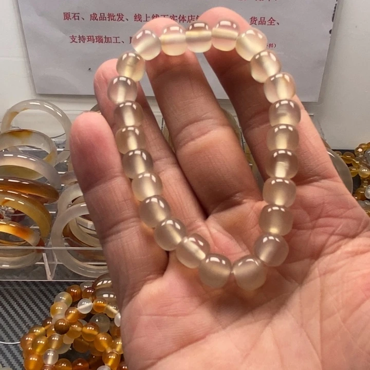 玛瑙/玉髓手链未镶嵌