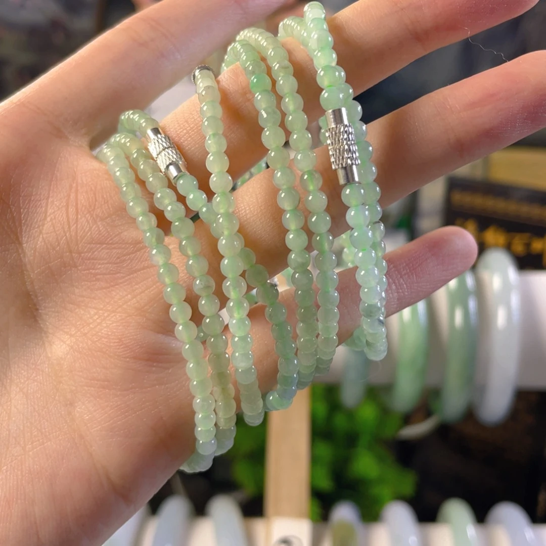 翡翠手链未镶嵌多样性发1
