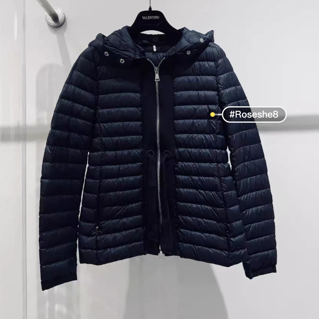 99新 MONCLER 蒙口黑色羽绒服1码 8916