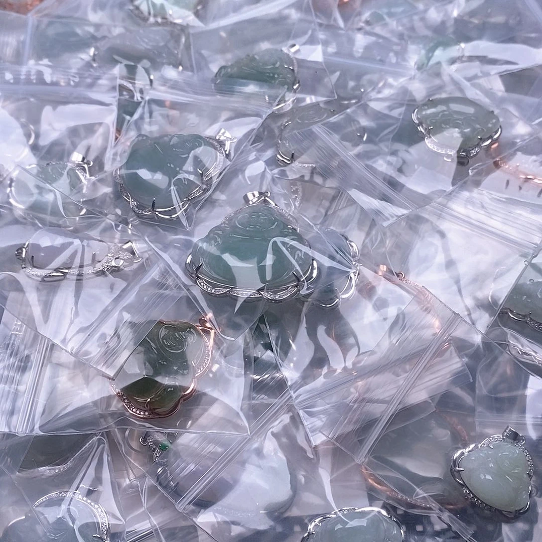 翡翠银S925镶嵌颈饰吊坠