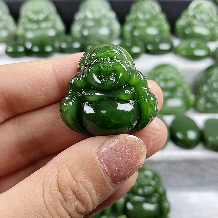 套链未镶嵌和田玉（碧玉）30mm