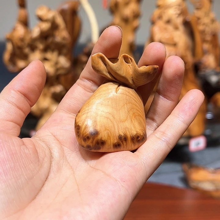 柏木崖柏木手把件摆件