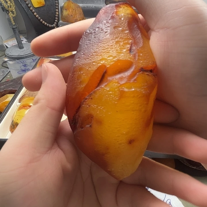 定制琥珀未镶嵌纯天然蜜蜡吊坠
