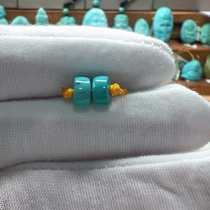 绿松石未镶嵌隔片6.5mm