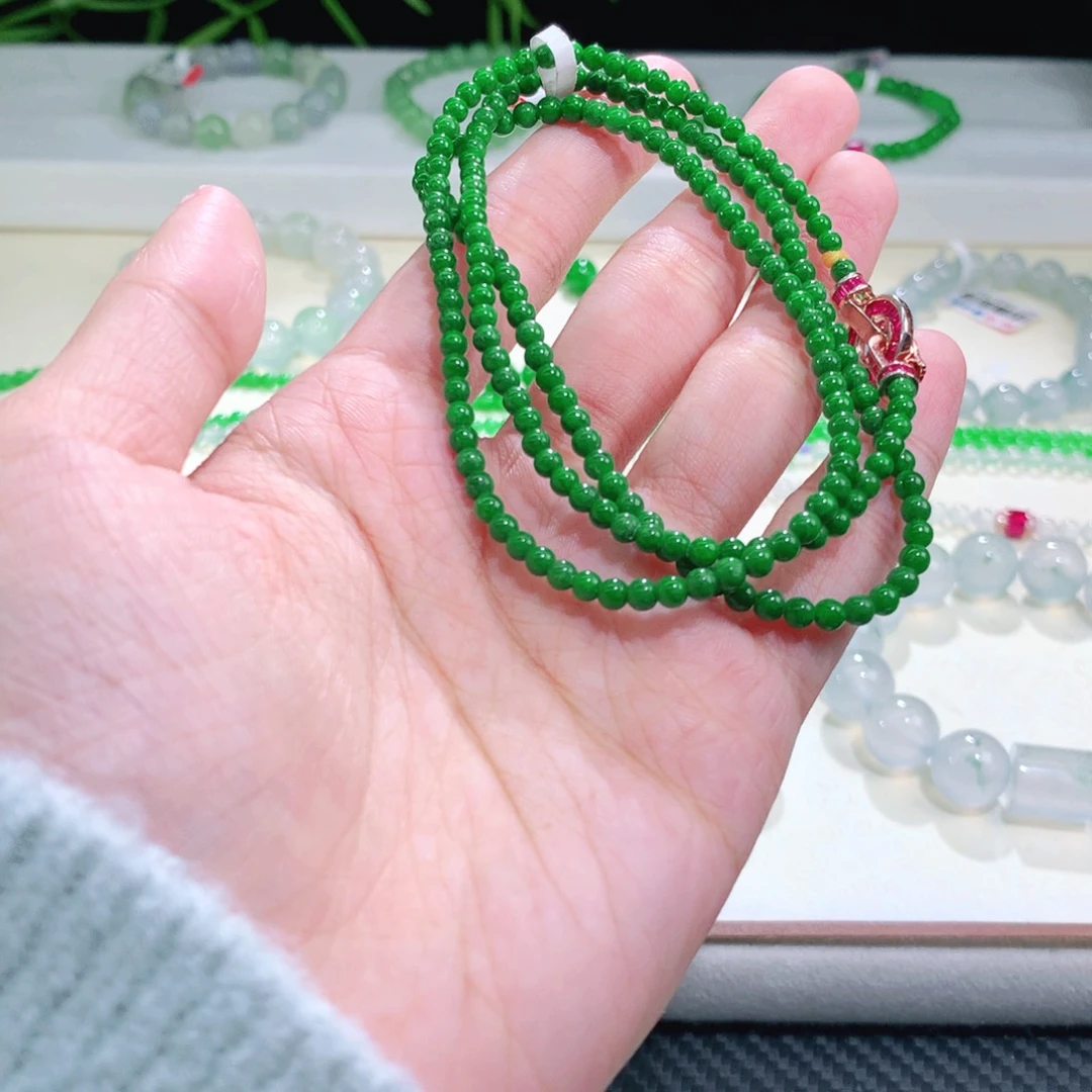 翡翠未镶嵌手链卡3.2