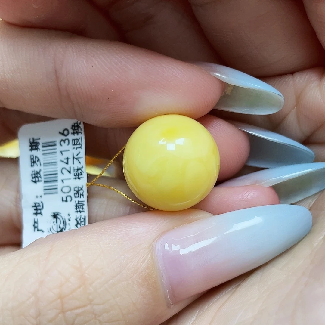 未镶嵌琥珀珠宝奇石16mm微瑕