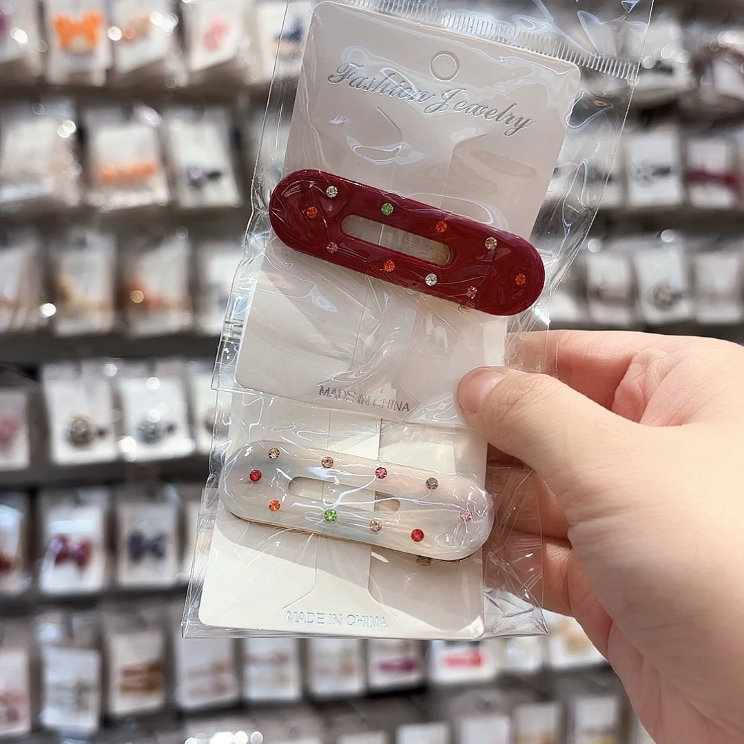 皮质铁合金发饰2个