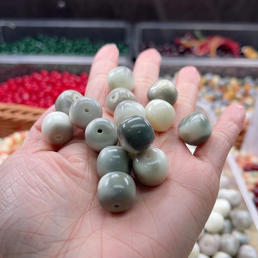 白玉菩提吊坠A/14mm/20+10颗福利不售后