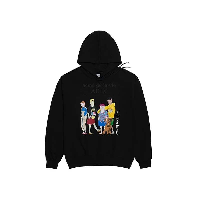 【清仓福利】ADLV卫衣女款春秋季新款好朋友抽绳连帽官方韩国潮牌